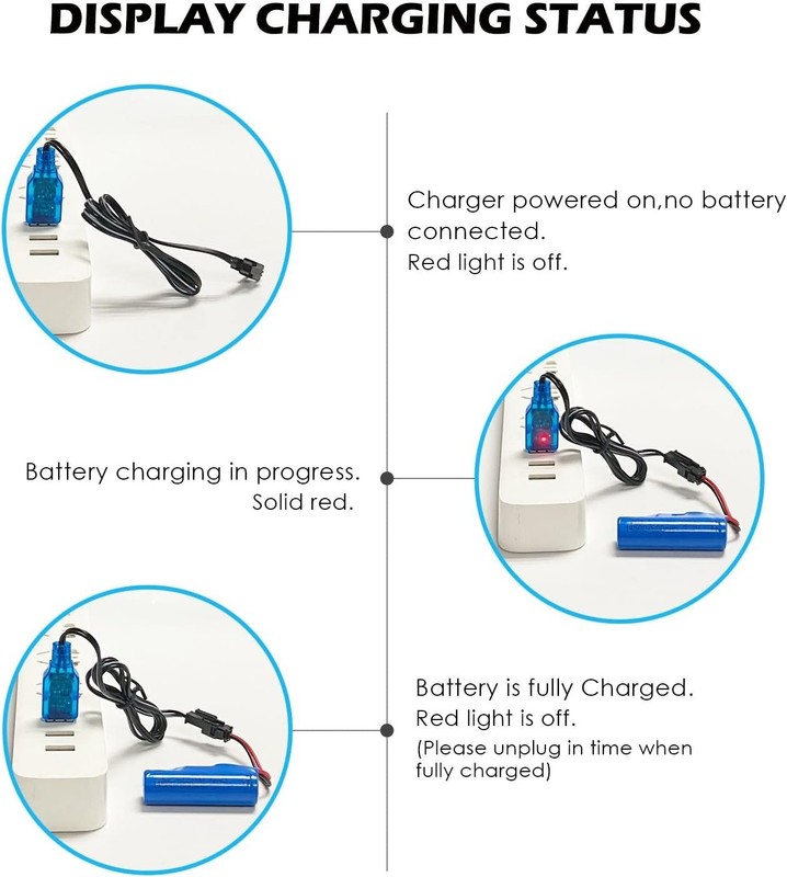 SM2P 3.7V Charger Cable 1S USB Battery Charger with SM-2P Connector for 3.7V ... gallery