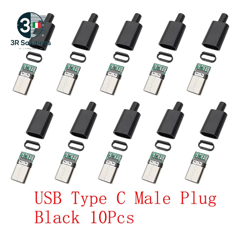 10pcs USB Type C/Micro/USB 2.0 Type Connectors Male Female M Adapter gallery