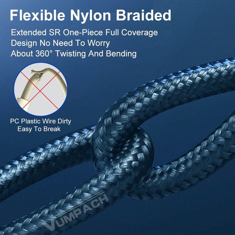 USB-C Fast Charging Cable 5A Type-C Data Cord for Samsung iPhone Huawei gallery