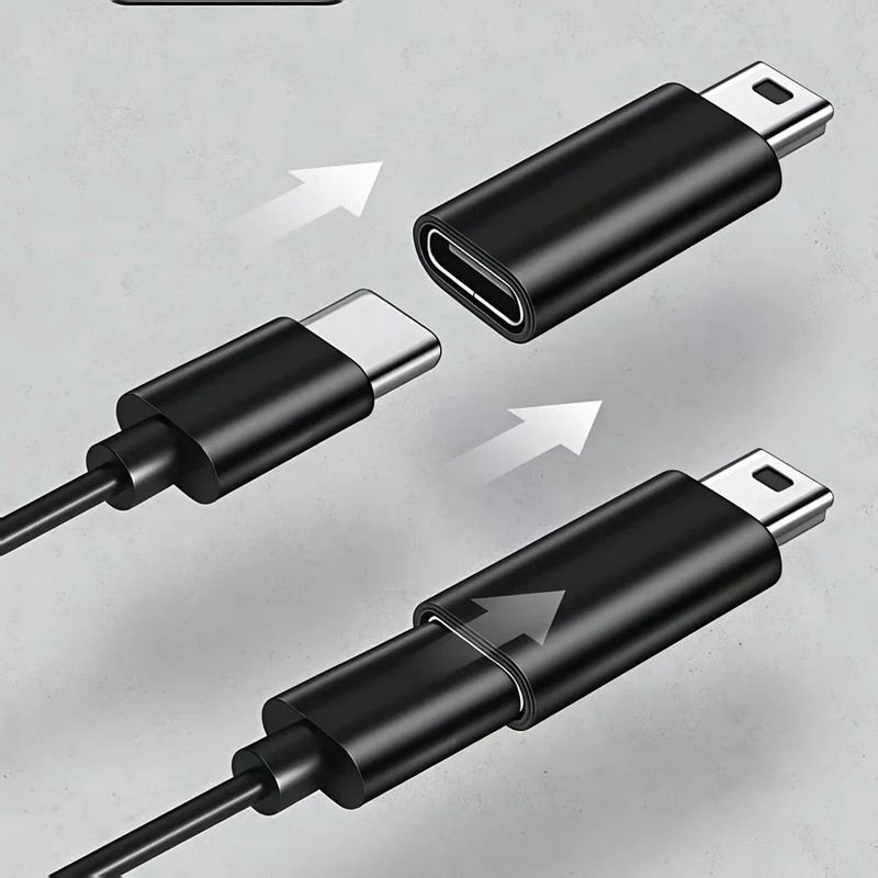 1 x USB C to Mini USB Adapter, Type C Female to Mini USB Male Convert Connector gallery