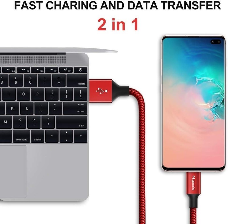 USB to USB C Cable 2ft, 2-Pack USB A to Type C Charger Cord Fast Charging for... gallery