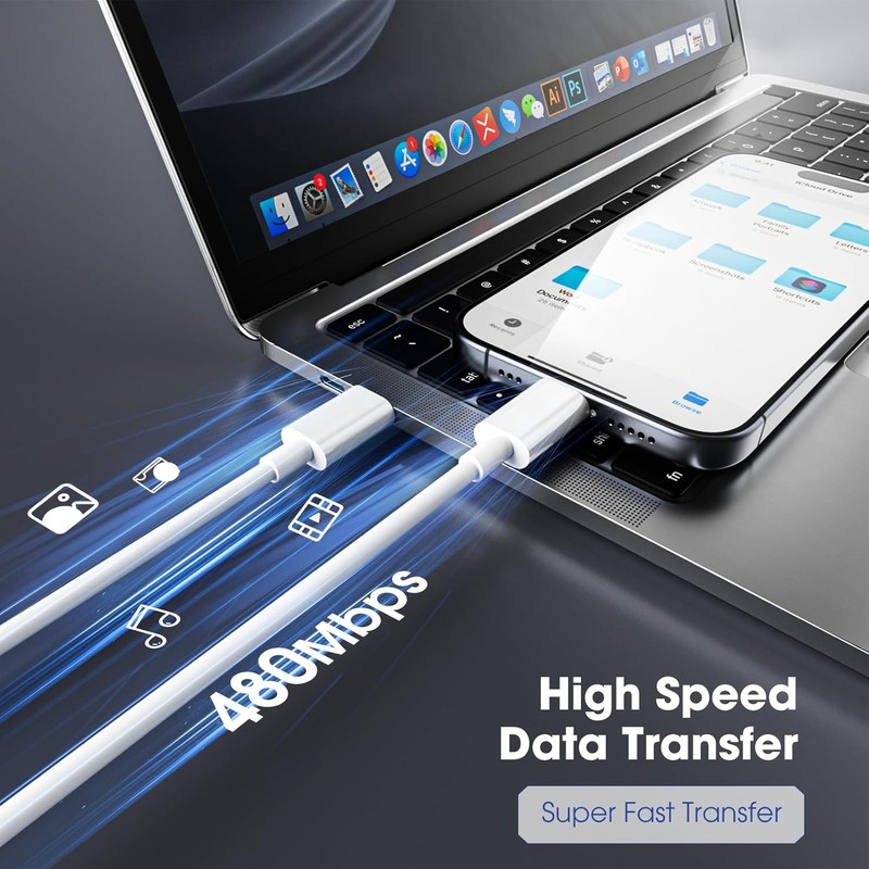 For iPhone Air 17 16E 15 Pro/Samsung 60W PD Type C to Type-C Fast Charging Cable gallery