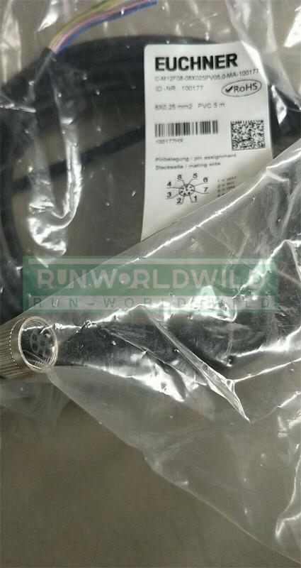 1 of NEW FOR EUCHNER C-M12F08-08X025PV05,0-ZN-100177 Cable 5m gallery