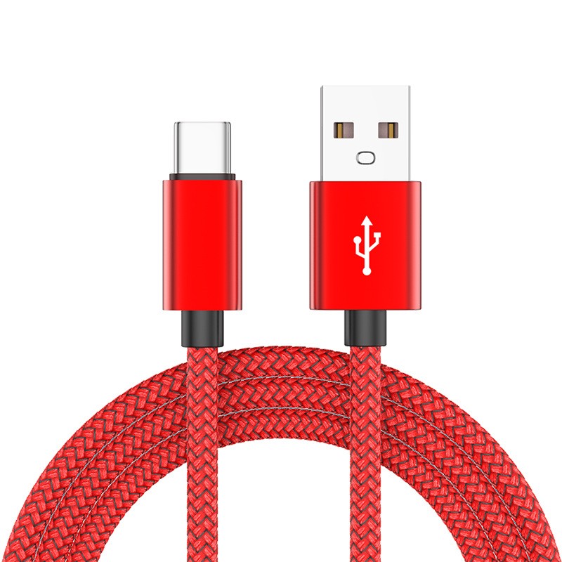Nylon Braided Cable Cord Compatible USB A to USB C Cable for Phone Cable Charger gallery