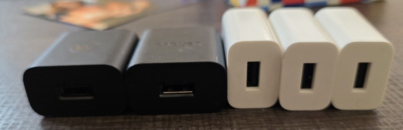 Lot Of 5 Wall Adapters Used gallery
