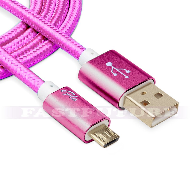 LOT of 50 - (Micro USB to USB-A) Cable usb data sync cable cord 1",3", 6",10" gallery