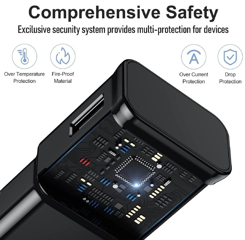 USB Fast Charger Cable Rapid Power Adapter Block Cube Brick For Samsung Galaxy gallery