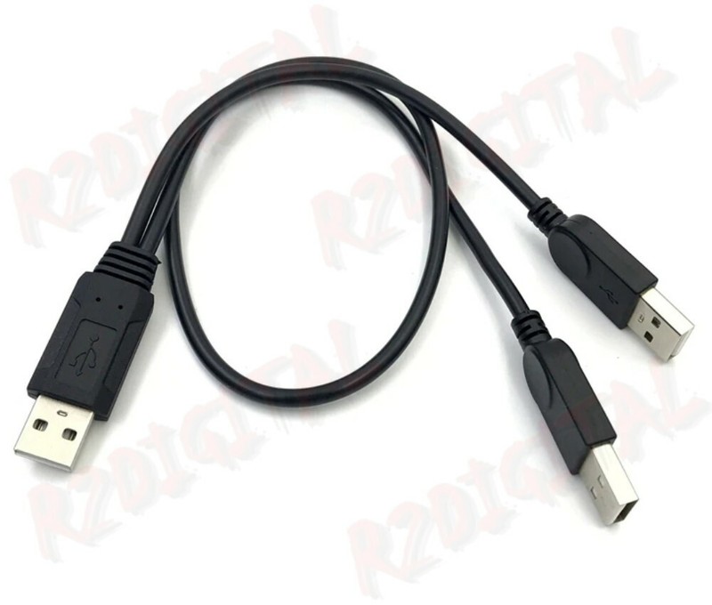 CAVO Y DOPPIATORE ALIMENTAZIONE USB 2.0 PROLUNGA MASCHIO + 2 M/M SDOPPIATORE gallery