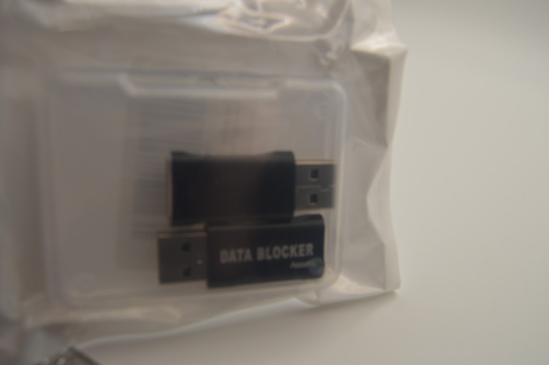 USB Data Blocker 2 Pack Black Charge Only Adapter Juice Jacking Protector NEW gallery