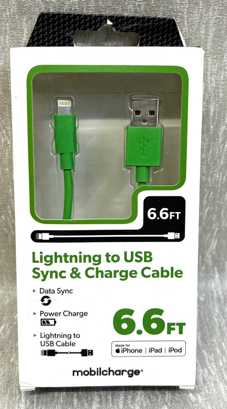 Mobilecharge 6.6ft Green