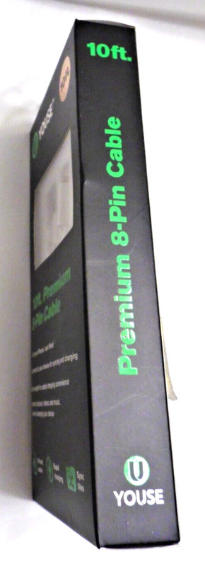 10 FT. Premium 8-pin Cable High Quality Cable by U YOUSE Factory sealed New gallery