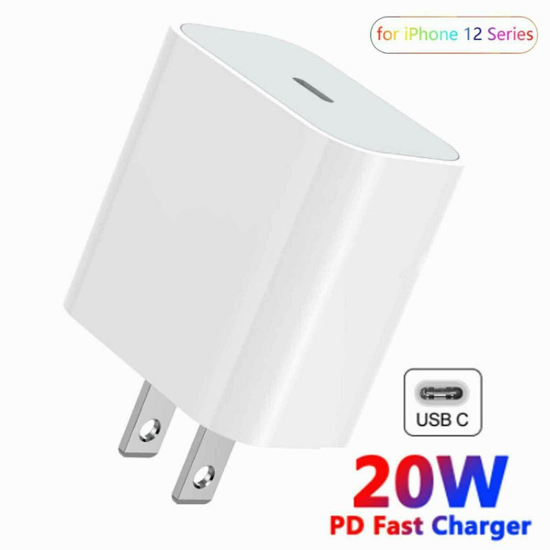 PD 20W Power Adapter USB Type-C Fast Charger Cable For iPhone 17 16 15 14 13 11 gallery