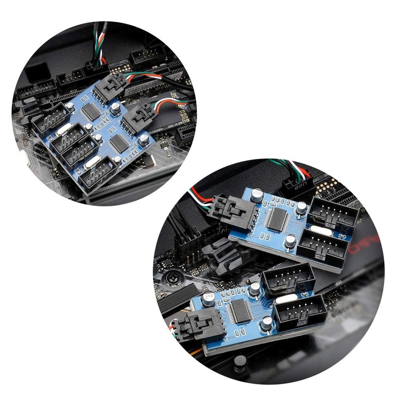 30cm USB 2.0 Splitter Male 1To4 Female Motherboard Hub Distributor Adapter Cable gallery