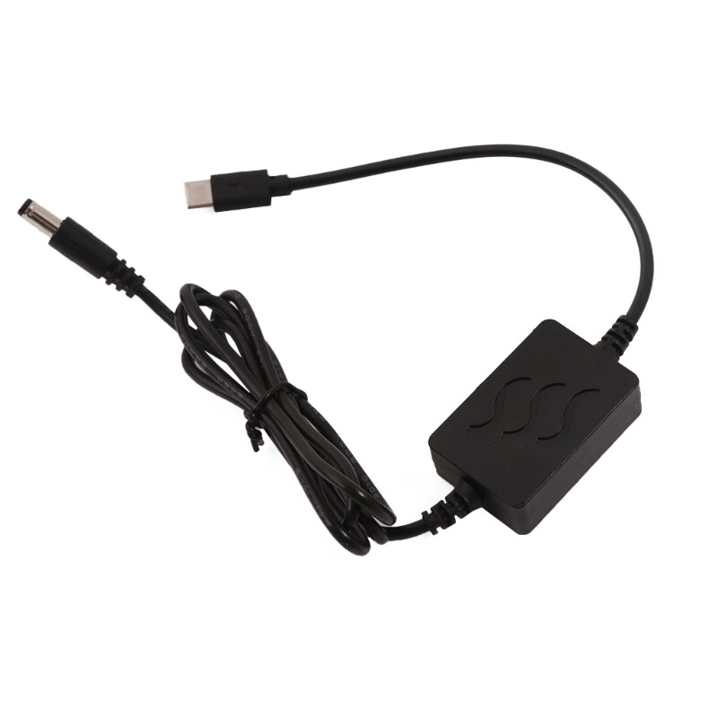 USB Type C to DC 5.5mm & 2.1mm Power Plug Charging Cable for Router LED Light gallery