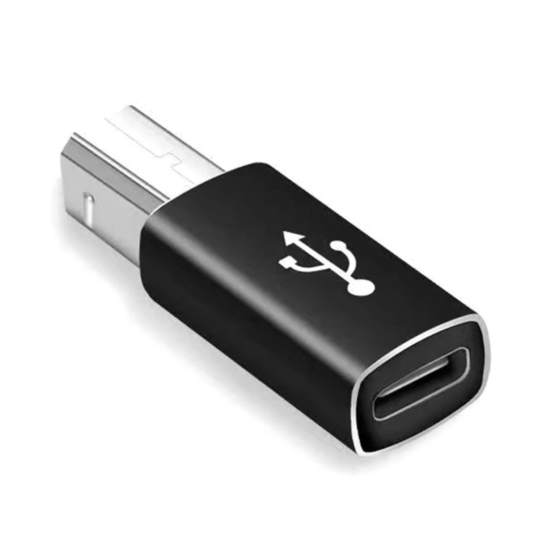 Square USB to Type C Power Charging Adapter Female Input USB C Male Connector gallery