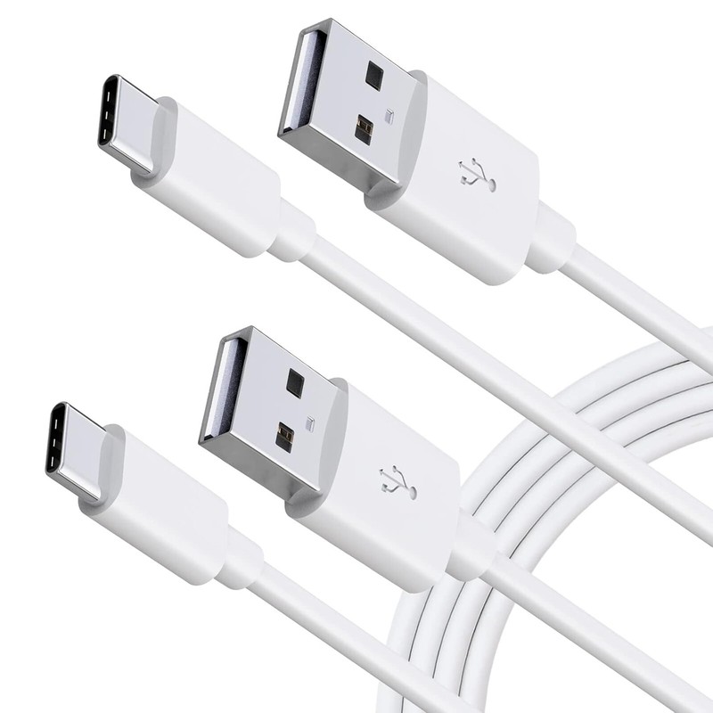 2 Pack 1m Data Transfer Charger Charging USB Type C Phone Tablet Cable Cord Bulk