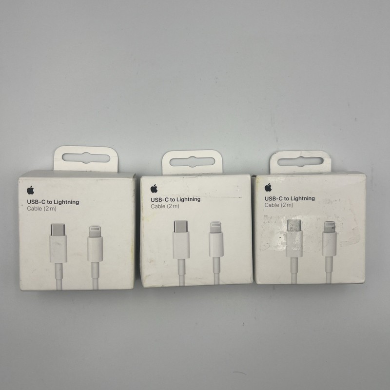 (Bulk Lot of 3pcs) Apple USB-C To Lightning Cable (2m)