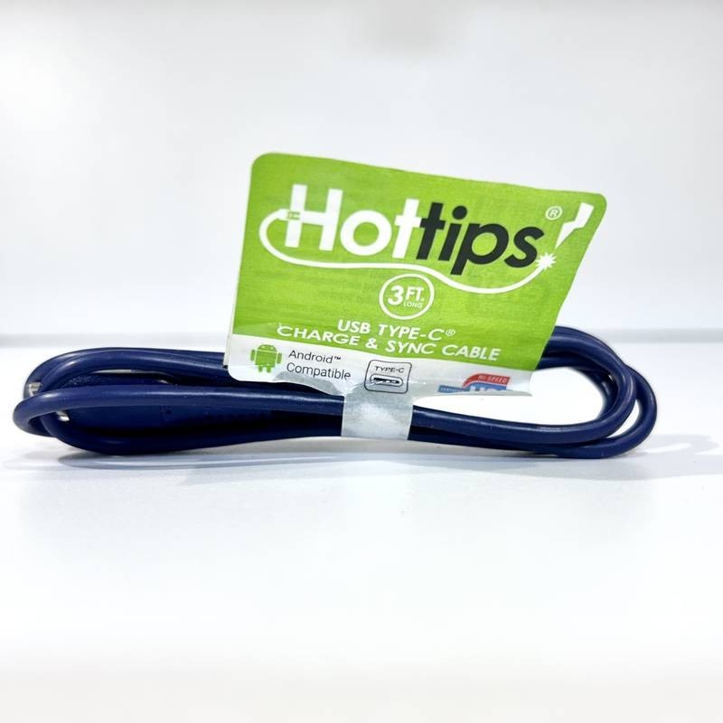 "Hottips" CHARGING & SYNC CABLE 3 FT USB - Type-C Connector (Android Compatible) gallery
