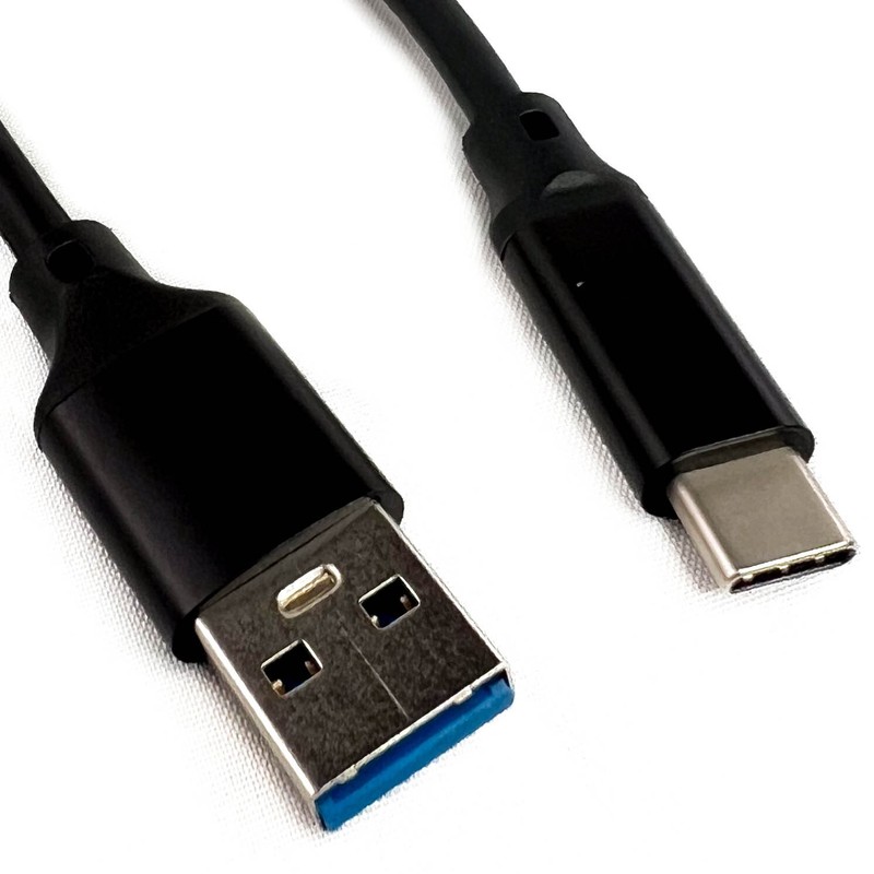 8 Inch USB-C 3.1 to USB A 3.0 Male Cable 0.2m Data Charger Fast Charge (5 Pack)