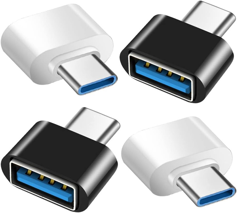 USB C to USB Adapter 4 Pack, USB Female to Type C Male OTG Adaptor, USB C Adapte gallery