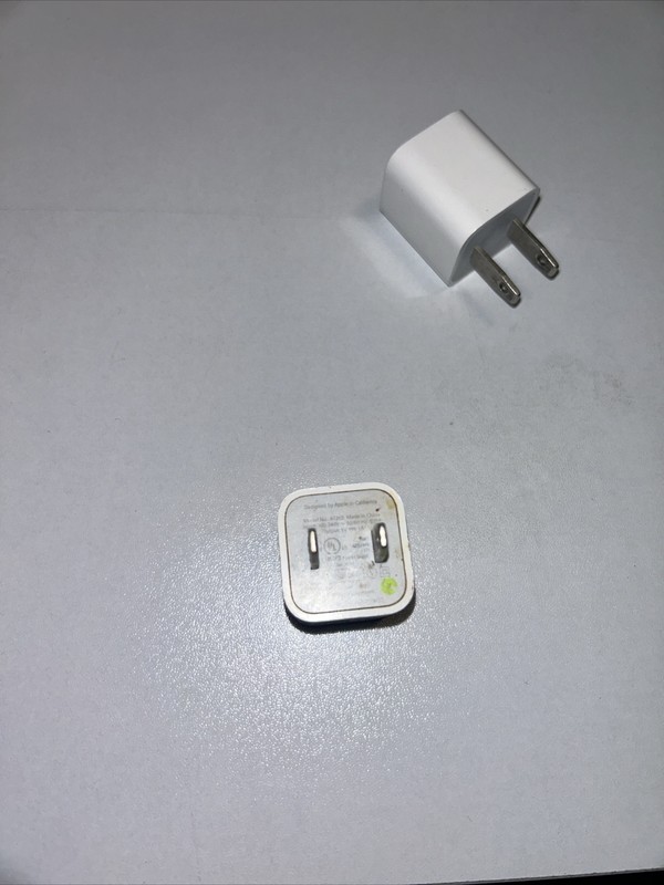 Apple A1385 / A1265 USB Adapter Wall Charger Genuine OEM Lot of 2 gallery