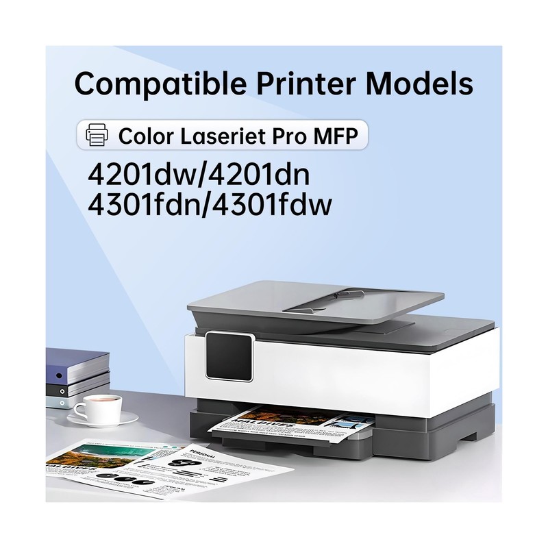 W2100X 210X Toner Cartridges 4 Pack High Yield (with Chip) Compatible with HP... gallery