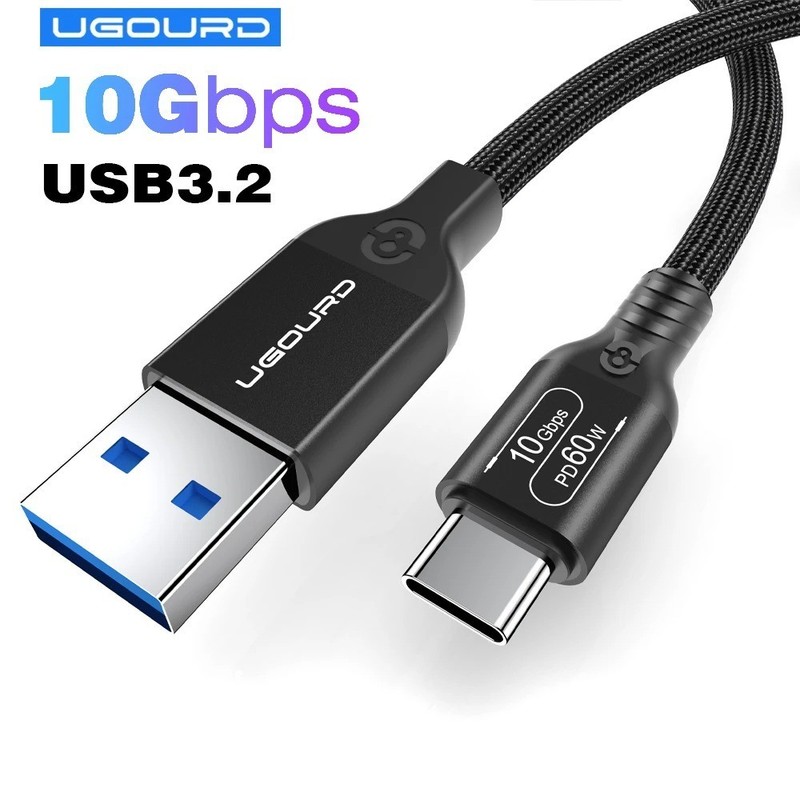USB 3.2 USB 3.1 Gen2 10Gbps USB-A to Type C Cable 60W Fast Charger gallery