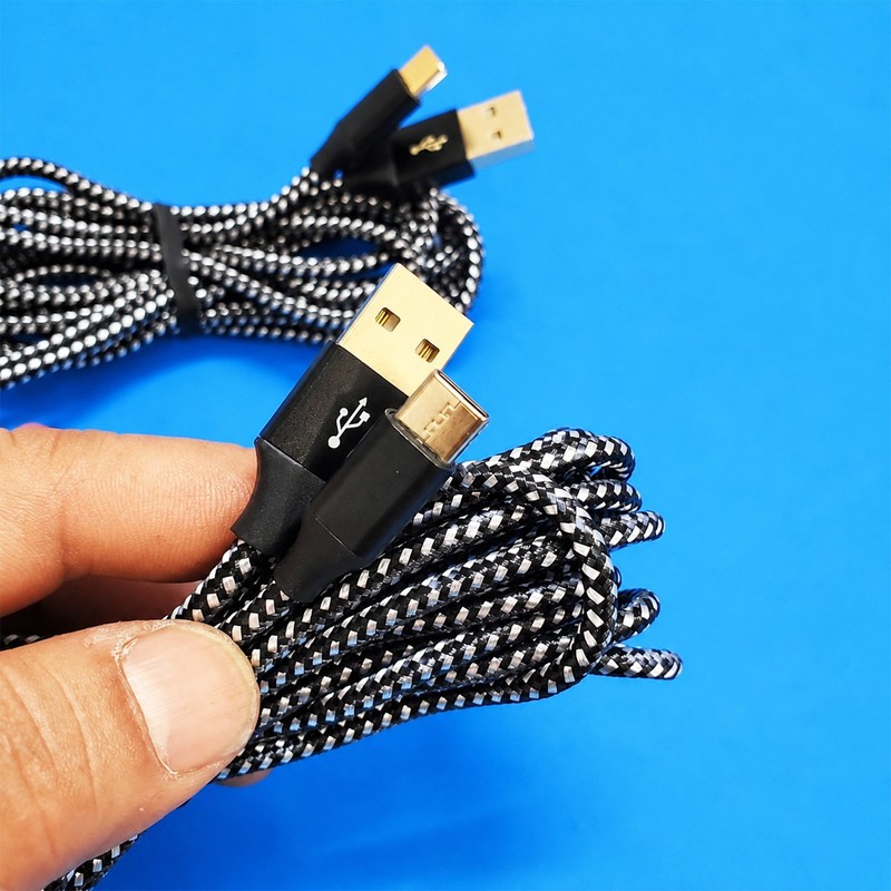 Two 10 foot Long USB-C Charging Cables for Android & iPhone 15/16 Samsung Google gallery