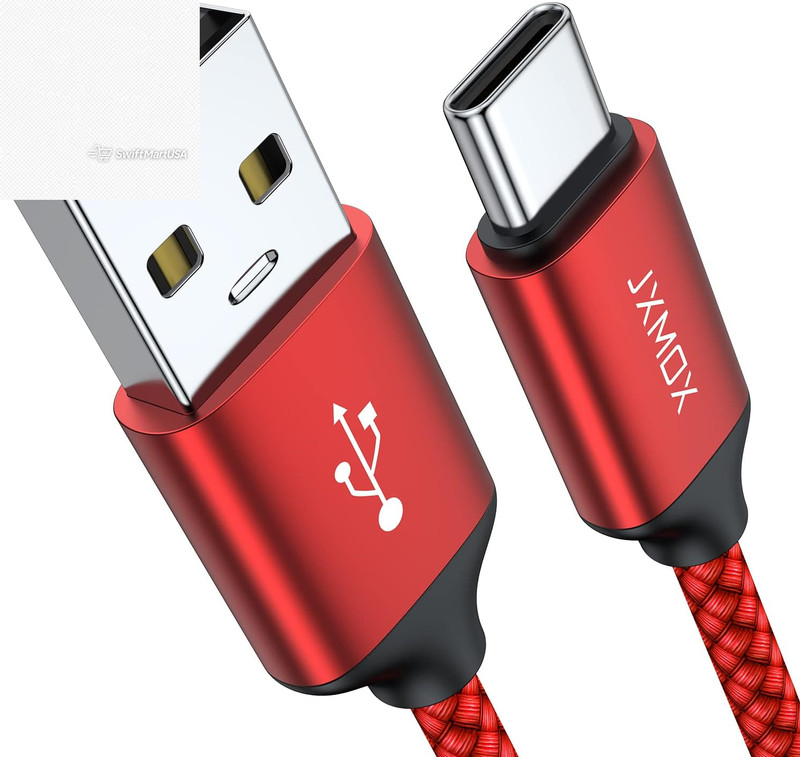 3 Pack Short 1ft USB A to USB C Cable Fast Charging Cord iPhone 16 15 Samsung (7 gallery