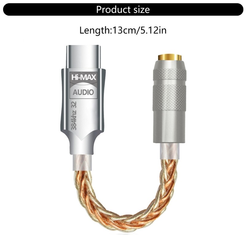 Professional USB C Adapter with EQ Control Digital Auditory Decoding Cable gallery