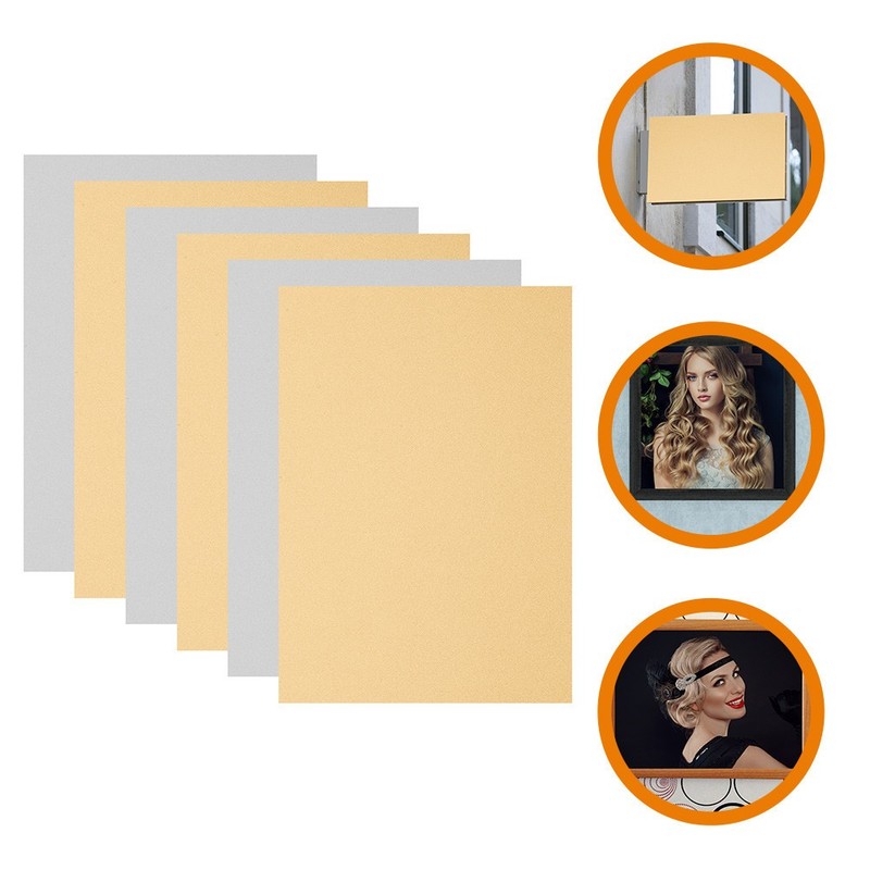 6 Pcs Sublimation Aluminum Photo Blank Round Thicken Seats Sign Blanks gallery
