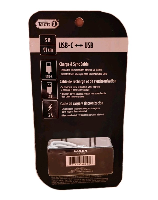 APPLE Charge & Sync Cable USB-C, IPad,IPhone, IPod, Home Or Car Charger. gallery
