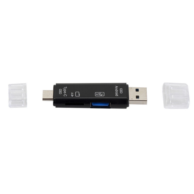 5 in 1 USB Type C / USB / Micro USB SD TF Memory Card Reader OTG Adapter gallery