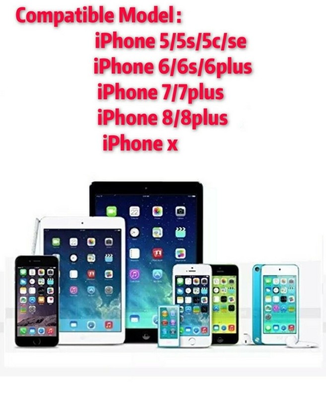1set Wall Charger Adapter For iPhone 6s 7 8 Plus XS USB Data Sync Charging Cable gallery