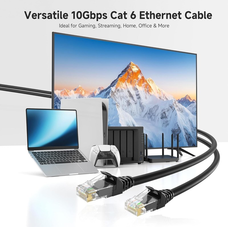 Cable Matters 10Gbps Snagless Cat 6 Ethernet Cable - 25ft, Cat 6 Cable, Cat6 gallery