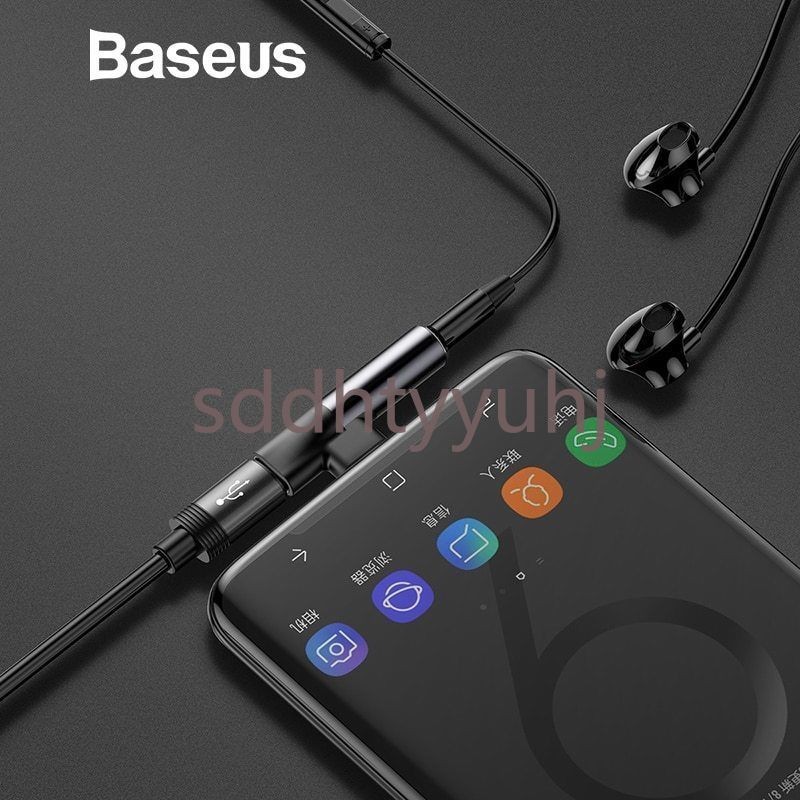 Baseus Type C Charging USB-C to 3.5mm Aux Jack Cable Adapter For Xiaomi Huawei gallery