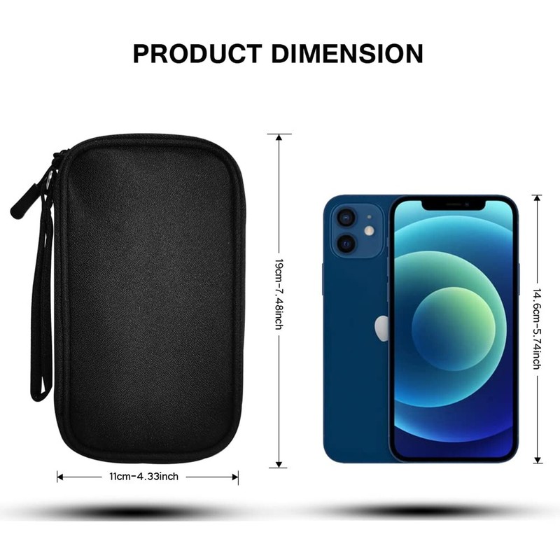 Electronics Organizer Bag Pouch Cable Charger Organizer Travel Shockproof Cor... gallery