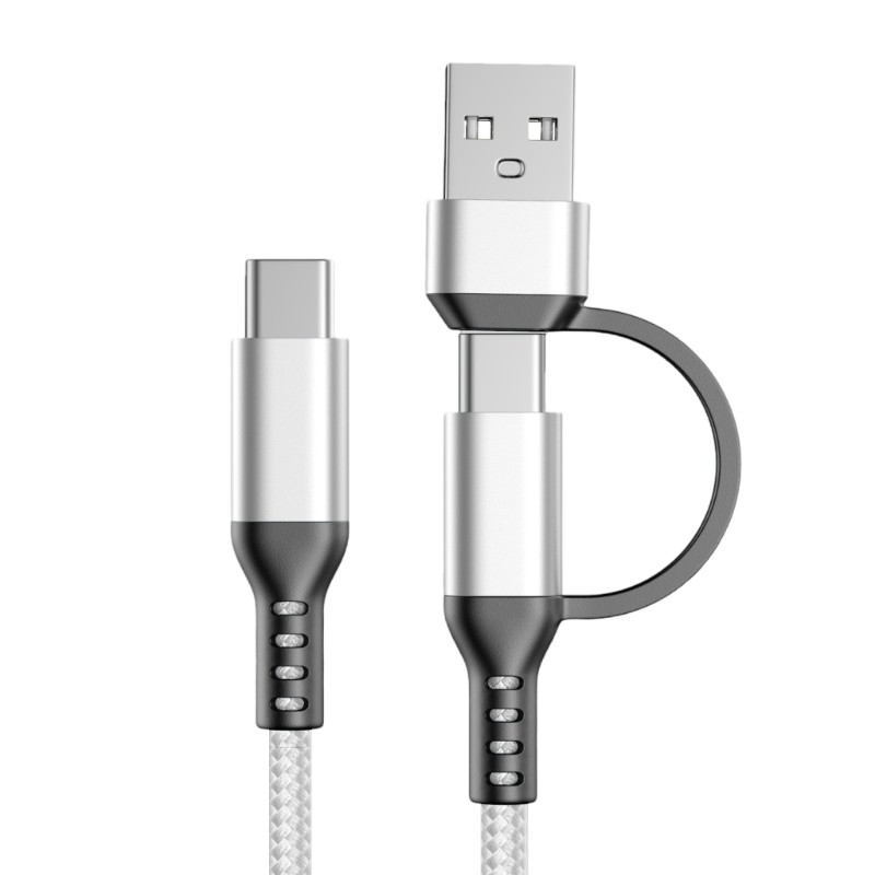 Nylon Braided USB/Type C Cable 60W Fast Charging Cord Wire for Phones Devices