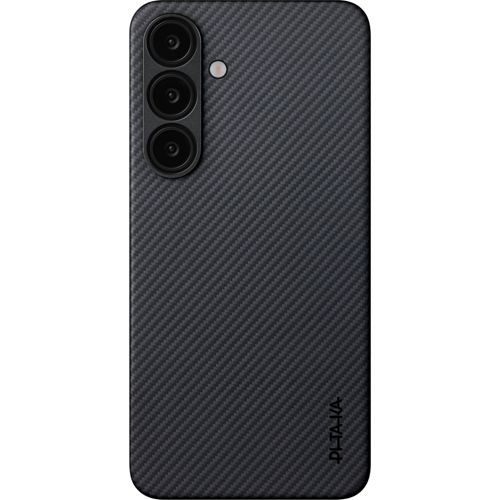 Pitaka Ultra-Slim Case Cover for Samsung S25+ Black/Grey Twill Protection KS2501S
