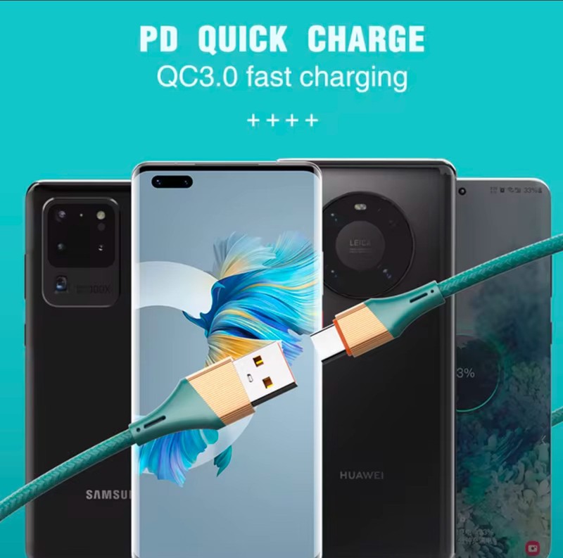 Ldnio 30W Quick Charging Cable - USB to Type C - 3FT Cable - Color Navy Only gallery