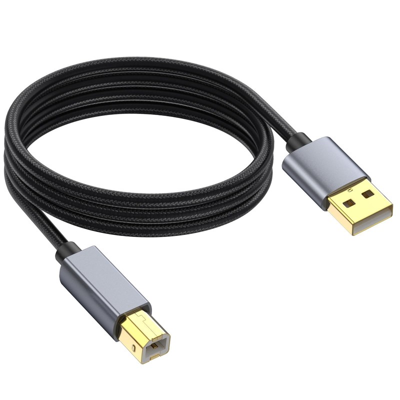 6ft USB 2.0 A to B Printer Cable for DJ Controller Scanner Fax MIDI Keyboard
