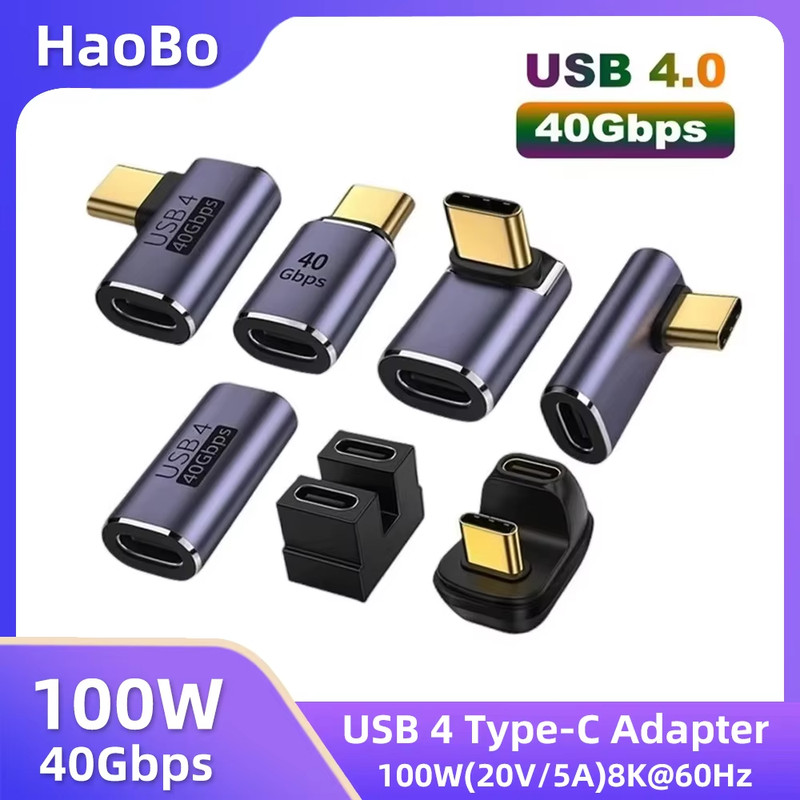 USB 4 Type C Female to Female Adapter Coupler 240W 40Gbps 8K for Thunderbolt gallery