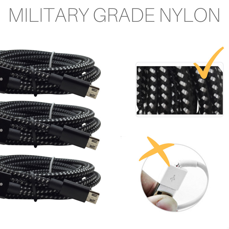 Micro USB Charger Cable 10FT Fast Charging Cord Adapter For Samsung S3 S4 S5 S6 gallery