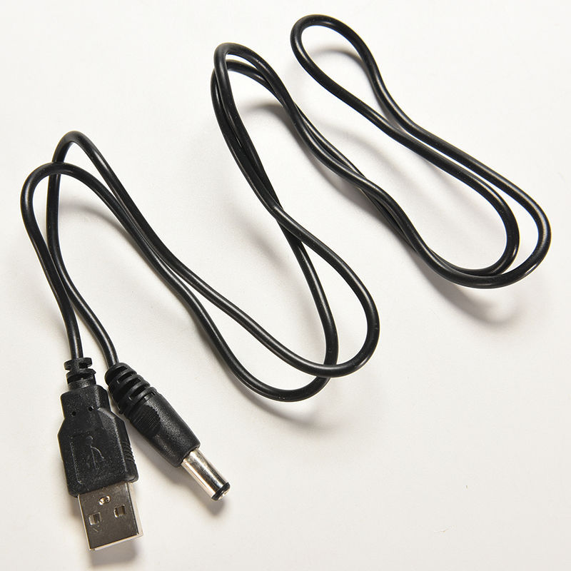 USB 2.0 A Male Plug To 5.5x 2.1 mm Male Charger Charging DC Power Supply Cable gallery