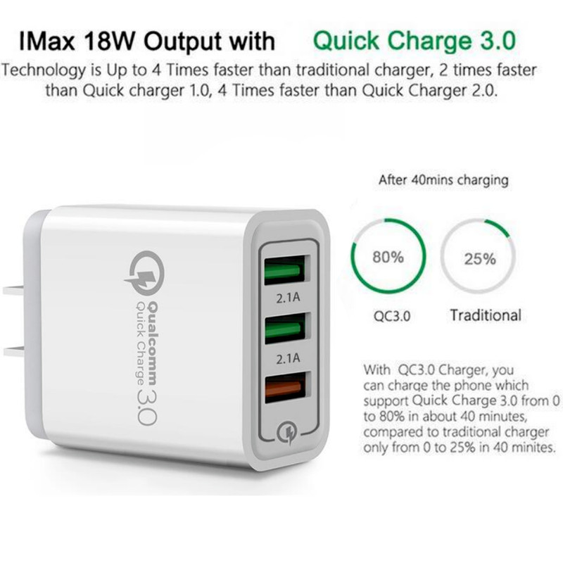 For iPhone 6 7 8 11 12 13 Power Adapter Block QC Fast Charger USB Charging Cable gallery