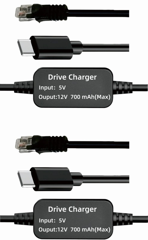 SZFMSWE USB C to RJ11 Radar Detector Power Cord Cable(7FT*2) for Escort Valen…