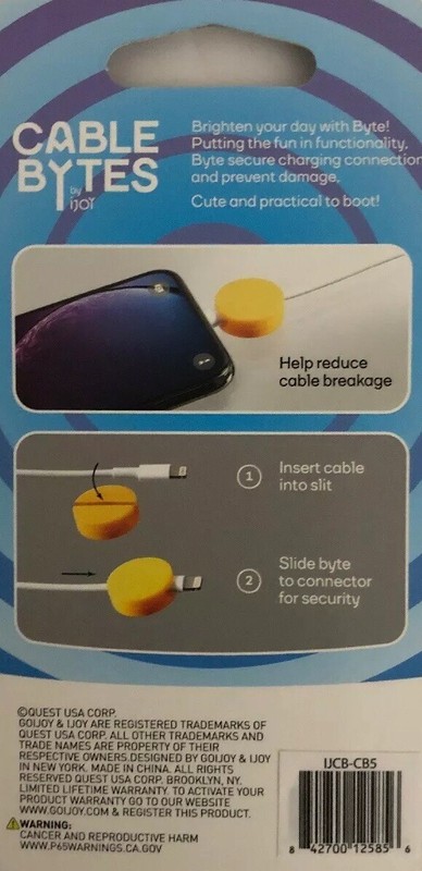 Cable Bytes 2 Pack(Fish & Heart)Protects Cables From Wear & Tear-RARE-SHIPS N24H gallery