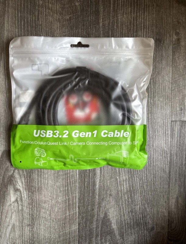 Orzero USB 3.2 Gen1 Cable 16ft Link Cable For Oculus Quest 2 / 1 Type-C to U... gallery