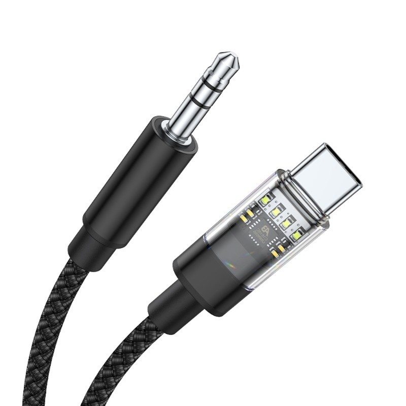 USB Type C to 3.5mm Cable Portable Headphone Adapter Cord Wire 14cm/100cm
