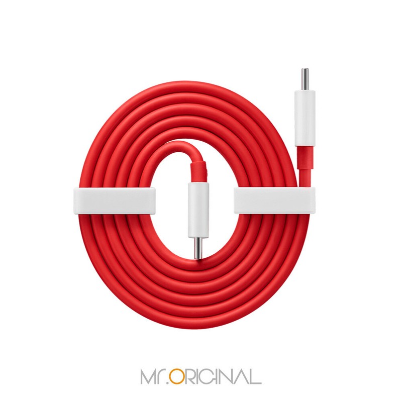 Original Oneplus Official Warp Charge Type-C to Type-C Cable 1 M / 1.5 M – Red